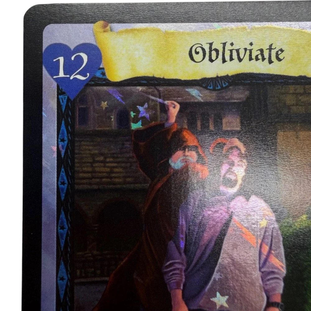 Harry Potter TCG Obliviate 14/116 Rare Holofoil Base Set 2001 Wizards Card EX